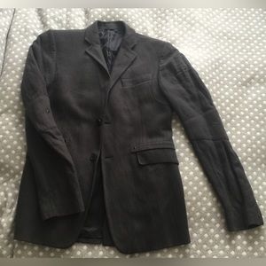 Costume National Homme Gray Wool Fashion Blazer Jacket Sz 48 Italian